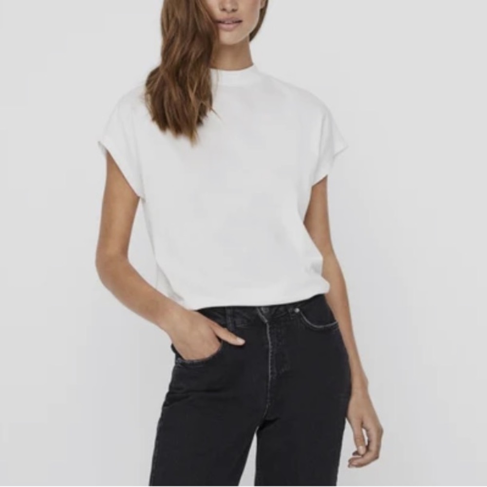 Express Mock Neck Dolman Sleeve Tee